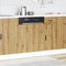 vidaXL - Vaatwaspaneel - Porto - 60x1,5x67 - cm - bewerkt - hout - artisanaal - eiken