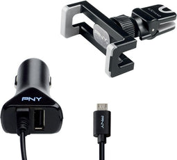 PNY The Road Kit - Oplader - Zwart