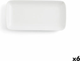 Serveerschaal Ariane Vital Coupe Rechthoekig Keramisch Wit (28 x 14 cm) (6 Stuks)