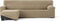Hoes voor chaise longue met korte armleuning links Eysa JAZ Beige 120 x 120 x 360 cm
