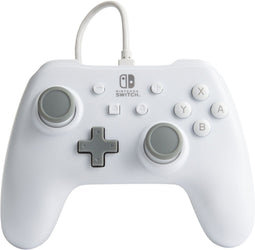 PowerA Wired - Gamecontroller - Ergonomisch ontwerp - Grijs Wit