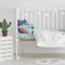 Verstelbaar onderlaken HappyFriday Moshi Moshi Whale Multicolour 70 x 140 x 14 cm