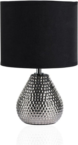 Pauleen Sip of silver - Tafellamp E14 max. 20W - Hoogglans zilver zwart