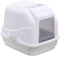 Imac Easy Cat - Kattenbak - Met deur en koolfilter - Taupe - 50 x 40 x 40 cm