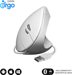SUBBLIM SUBMO-EDGVU02 - Draadloze Muis - 1600 DPI - Wit