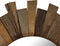 vidaXL - Wandspiegel - 70 - cm - massief - gerecycled - hout