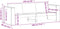 vidaXL - Tuinbank - 3-zits - 189x60x62 - cm - geïmpregneerd - grenenhout