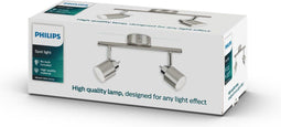 Philips Meranti - Opbouwspot - Draaibaar - Chroom (2 stuks)