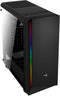 Aerocool Rift - Midi Tower PC - ATX µATX Mini-ITX - Gehard glas - Zwart