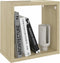 vidaXL - Wandschappen - kubus - 2 - st - 26x15x26 - cm - sonoma - eikenkleurig