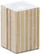 Kaarshouder Beige Bamboe Hout MDF 10,5 x 10,5 x 16 cm