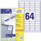 Avery Zweckform - Universele etiketten - 48,5 x 16,9 mm - Permanent klevend (1 stuk)