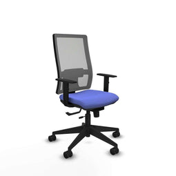 Piqueras y Crespo 1D066N0 - Bureaustoel - Verstelbare hoogte met armleuning - Licht Blauw