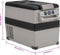 vidaXL - Koelbox - met - handvat - 35 - L - PP - & - PE - zwart - en - wit