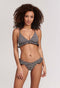 SHIWI Romy Ruffle - Dames Bikini - V-cut top met ruffles - Zwart - maat 38