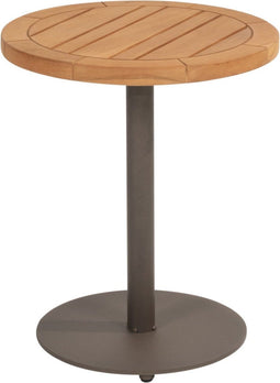Volta bijzettafel met middenpoot 45xH55 cm aluminium terre 4 Seasons Outdoor