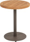 Volta bijzettafel met middenpoot 45xH55 cm aluminium terre 4 Seasons Outdoor