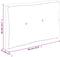 vidaXL - Palletkussens - 2 - st - stof - turquoise