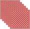 DDDDD - Theedoeken - Set van 6 - 65x65cm - Rood (6 stuks)