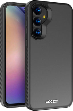 Accezz Samsung Galaxy A55 (5G) - Rugged Backcover - Schokabsorberend - Zwart