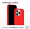Accezz Liquid Silicone Backcover iPhone 15 Pro Max - Schokabsorberend - Rood