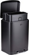 Dirt Devil Pedaalemmer 12L - Soft Close - RVS - Zwart