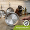 HI NATURE™ Koekenpannenset - 3-Delig - RVS - Ø 20/24/28 cm - Anti-aanbaklaag - Inductie & Alle Warmtebronnen (set van 3)
