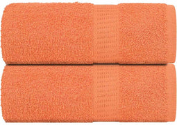 vidaXL - Gastendoekjes - 2 - st - 30x50 - cm - 360 - g/m² - 100% - katoen - oranje