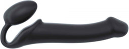 Strap-On-Me Strapless Voorbinddildo - zwart - maat L