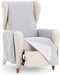 Hoes voor stoel Eysa SILVER Lichtgrijs 100 x 110 x 55 cm Omkeerbaar