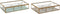 Doos-Juwelenkistje DKD Home Decor Kristal Metaal Aluminium (27 x 15 x 5,5 cm) (2 Stuks)