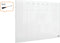 Nobo Droog Uitwisbaar Mini A3 Whiteboard - Weekplanner - 297 x 420mm - Inclusief Marker - Transparant Acryl