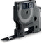 DYMO D1 - Duurzame labels - Waterbestendig - Wit op Zwart (1 stuk)