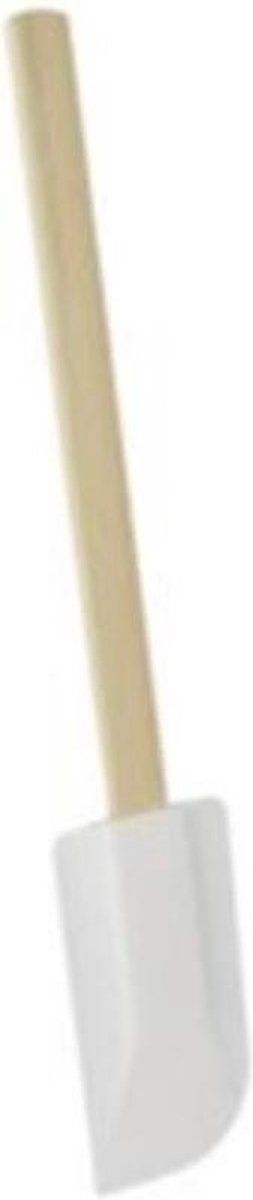 Metaltex - Pannenlikker - Dolceforno Lijn – Lengte 28 cm – Hout en Wit Rubber