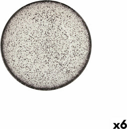 Diep bord Ariane Rock Keramisch Zwart (Ø 21 cm) (6 Stuks)