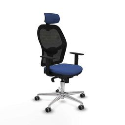 Piqueras y Crespo 1D086G2 - Bureaustoel - Hoogteverstelbaar - Marineblauw