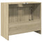 vidaXL - Wastafelkast - 63x29x55 - cm - bewerkt - hout - sonoma - eikenkleurig