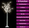 vidaXL - Kerstboom - wilg - met - 140 - koudwitte - LED's - binnen - en - buiten - 1,5 - m