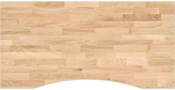 vidaXL - Bureaublad - rechthoekig - 100x60x2,5 - cm - onbehandeld - eikenhout
