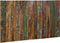 vidaXL - Hoofdbord - 140 - cm - massief - gerecycled - hout - meerkleurig
