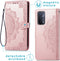 iMoshion Hoesje Geschikt voor Oppo A74 (5G) / A54 (5G) Hoesje Met Pasjeshouder - iMoshion Mandala Bookcase - Rosé Goud