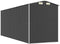 vidaXL - Tuinschuur - 192x523x223 - cm - gegalvaniseerd - staal - antracietkleurig