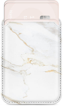 MIO by Mobilize White Marble Magsafe Compatible Card Holder