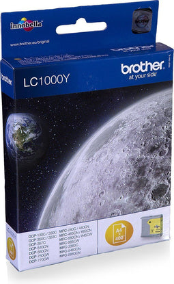 Brother LC-1000Y - Inktcartridge - 400 pagina's - Geel