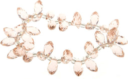 J-line armband elastisch - Druppel - 6 x 12mm - Rose (23377)