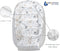 Medi Partners av2023 - Babynest Knuffelnest - 100% Katoen Wafel - Glade met grijze Wafel 100x60x15cm