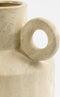 Mica Decorations Trentino Vaas - L29 x B25 x H39 cm - Keramiek - Beige