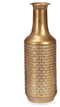 Vaas Gouden Metaal 14 x 46 x 14 cm (4 Stuks) Met reliëf
