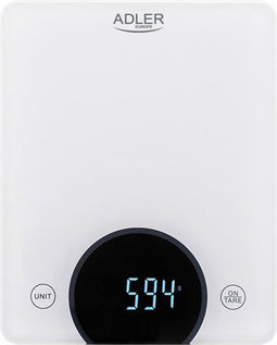 Adler AD 3173W - keukenweegschaal - Wit - 10 kg