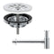 Differnz Helios - Fonteinset - 37,5x18,5x9 cm - Koudwaterkraan Links - Mat Goud - Wandmontage